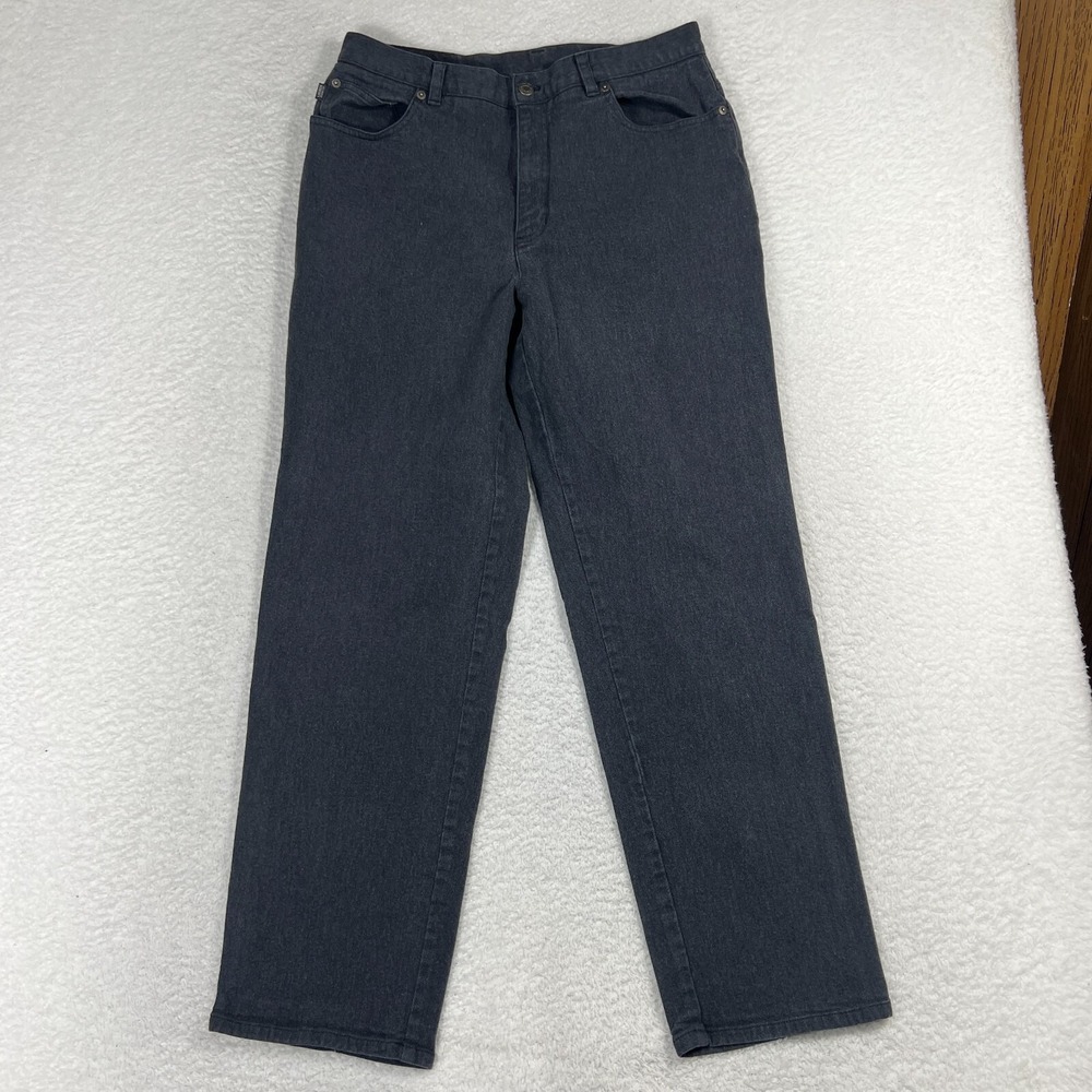 Ralph Lauren Polo Co. Jeans Pants Womens 14 (Fit 31.5x29) Gray Soft Professional